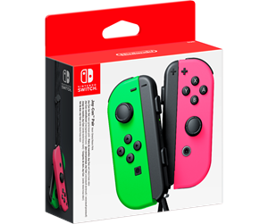 Nintendo Joy Con Controllers Pair Neon Green Neon Pink Gamepad Nintendo Switch