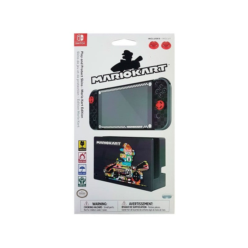 Nintendo Switch Mario Kart Beskyttelses Skin Skærmbeskyttelse Geekd