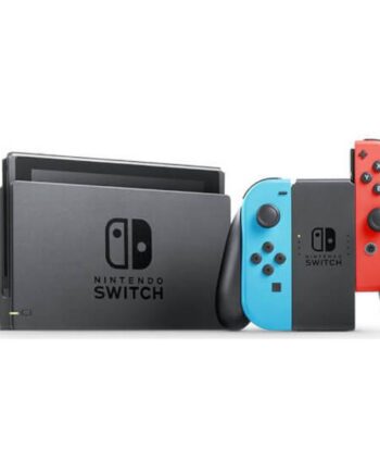 Nintendo Switch With Joy Con Neon Blue And Neon Red