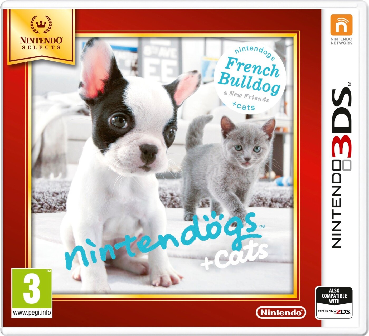 Nintendogs And Cats : French Bulldog Select Nintendo 3ds