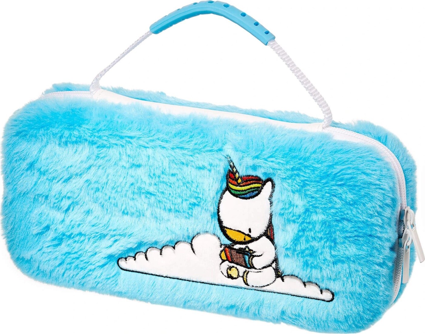 Numskull Nintendo Switch Case Enhjørning Blå Fluffy