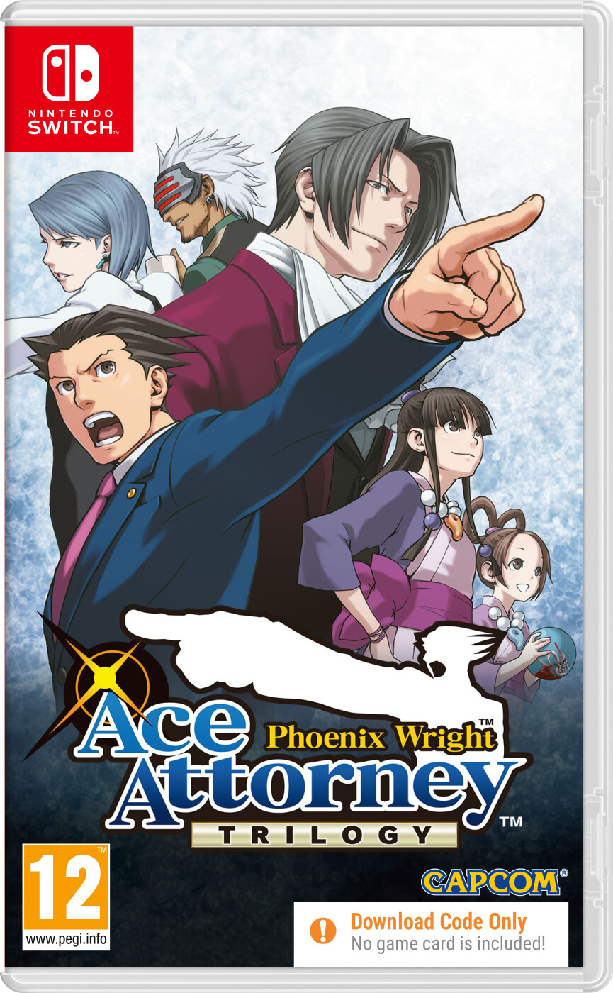 Phoenix Wright Ace Attorney Trilogy Kode Boks Nintendo Switch