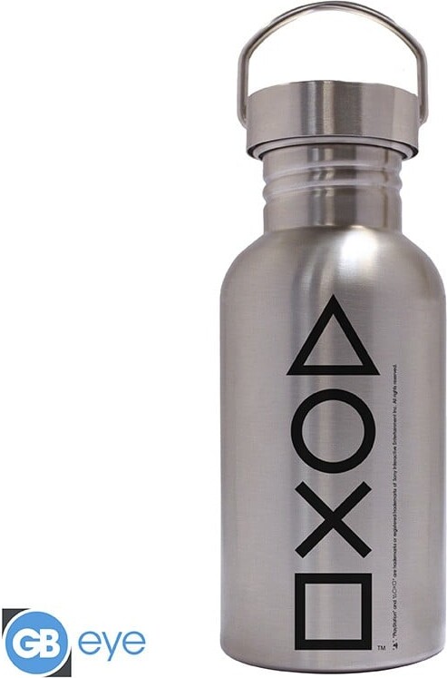 Playstation Canteen Steel Bottle Buttons Abystyle Studio