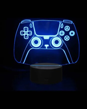 Playstation Controller Lampe Flot Lysende Playstation Natlampe Farveskift Mellem Farver
