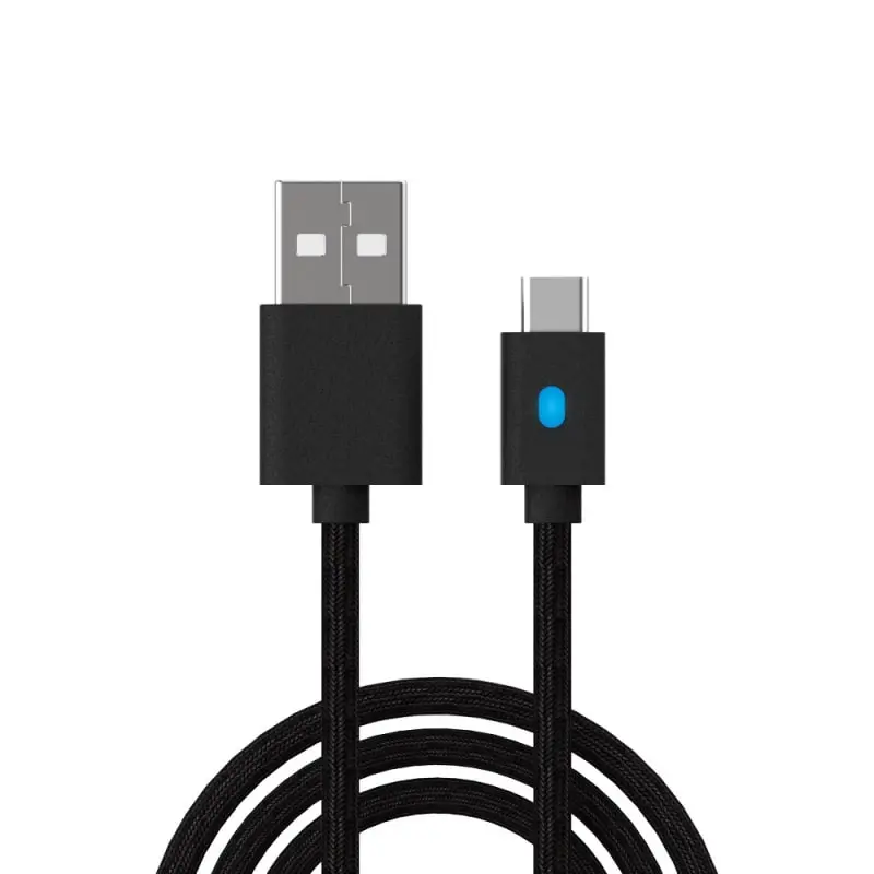 Playstation Controller Usb Oplade Kabel Med Status Indikator Dobe
