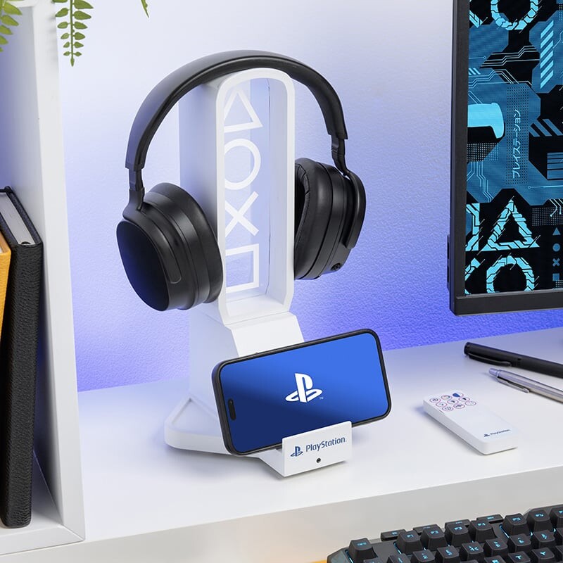 Playstation Desk Headphone Stand With Light Paladone