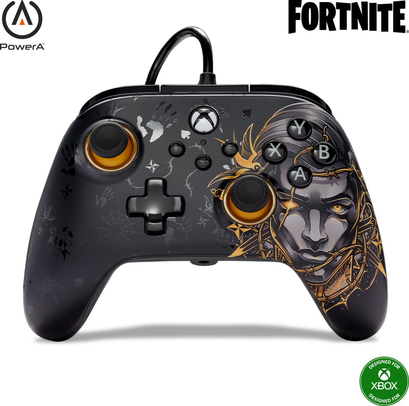 Powera Advantage Wired Controller Midas Fortnite Xbox Series Power