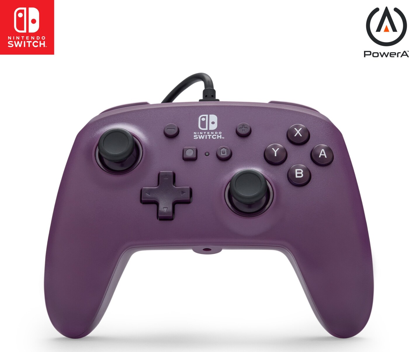 Powera Enhanced Wired Controller For Nintendo Switch Galaxy Purple Power