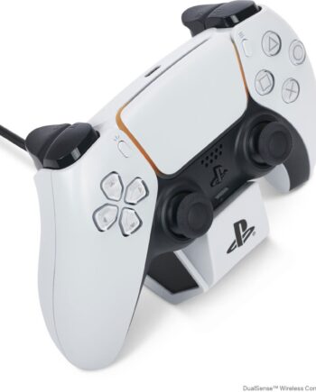 Powera Solo Chargingstation For Ps5 Dualsense Wireless Controller White Playstation Power