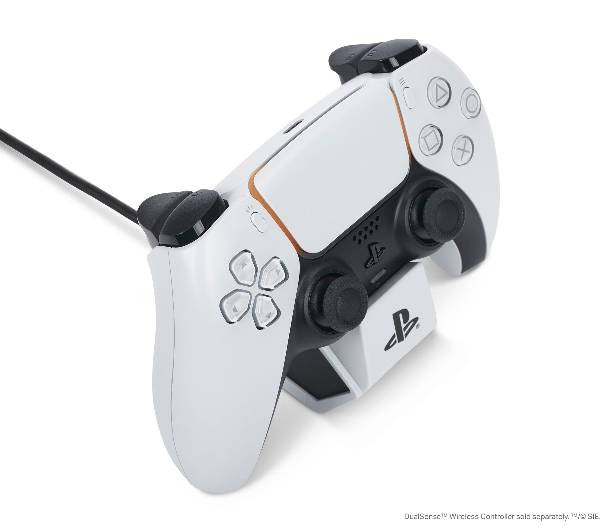 Powera Solo Ladestation Til Ps5 Dualsense Trådløs Controller White Playstation Charging Dock Geekd