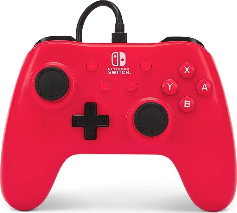 Powera Wired Controller Raspberry Red Power