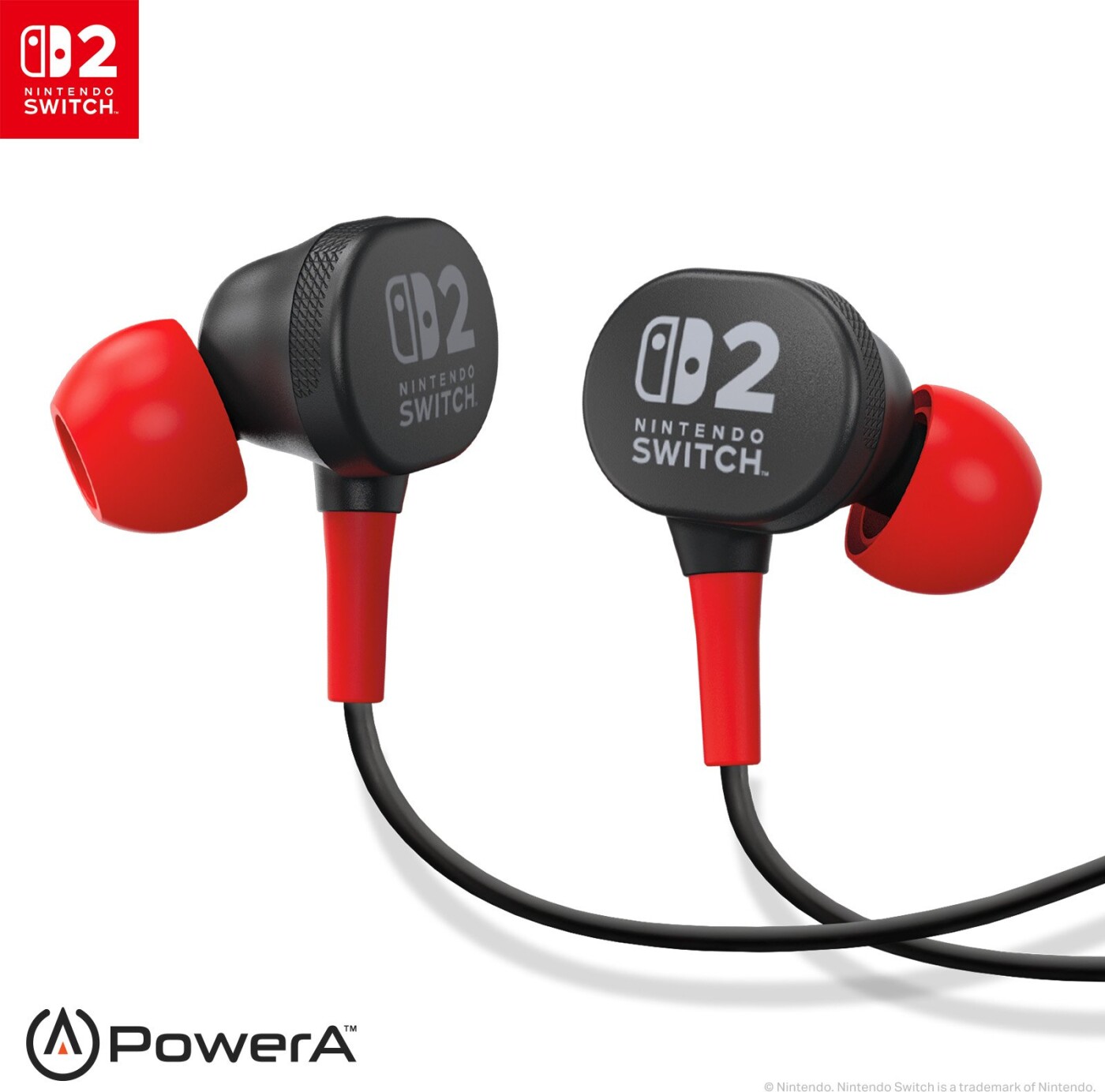 Powera Wired Earbuds For Nintendo Switch Black Power