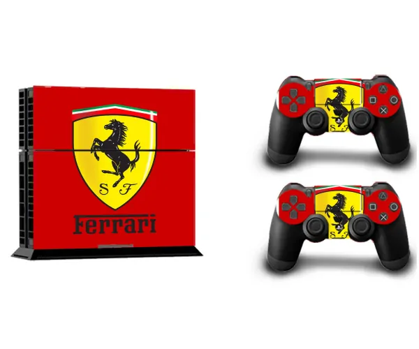 Ps4 Skin Til Konsol Controllere Ferrari Logo