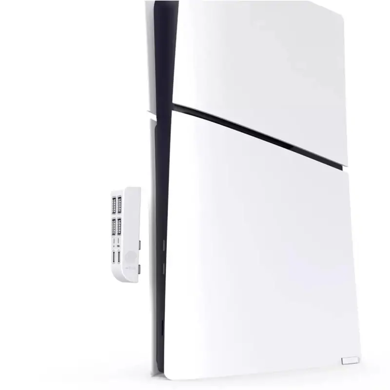 Ps5 Slim Usb Hub Pgtech Udvid Til Usb Porte Usb Usb Hvid
