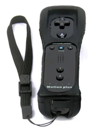 Remote Plus Controller Til Nintendo Wii Wii Sort