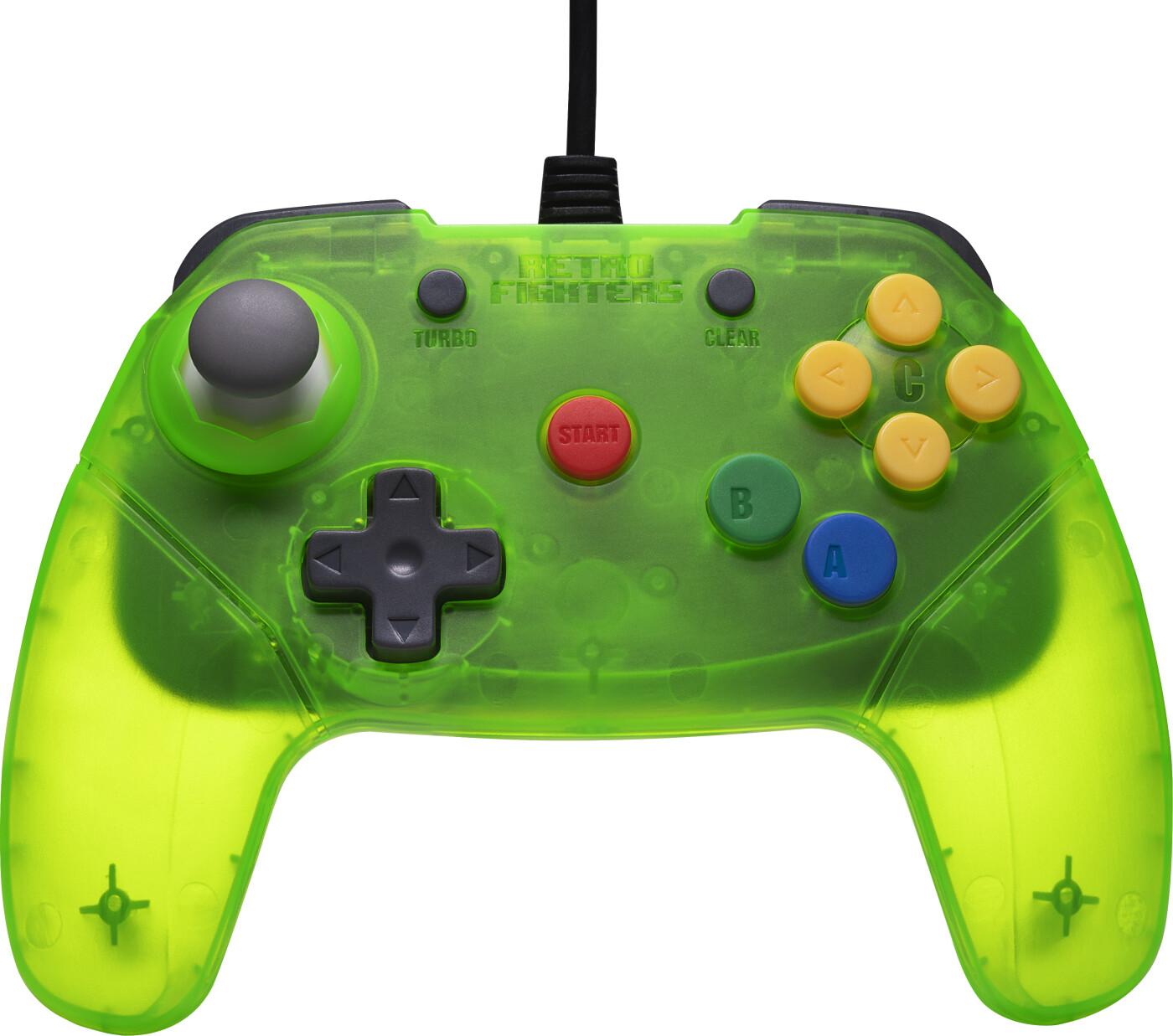 Retro Fighters Brawler64 Wired Controller Green Retro Fighters