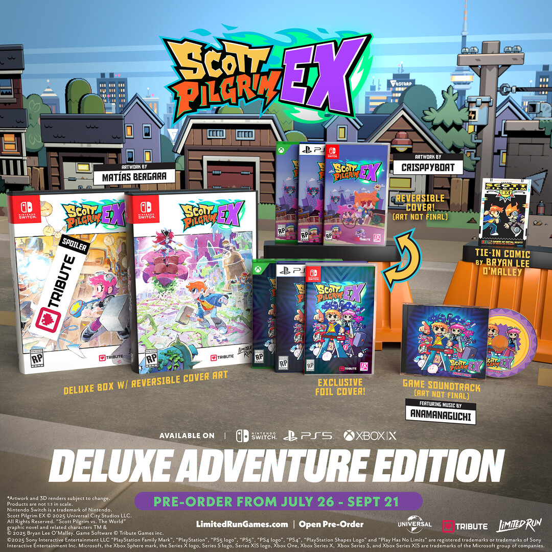 Scott Pilgrim Deluxe Edition Import Limited Run Nintendo Switch