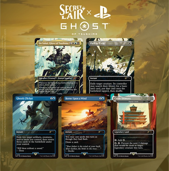 Secret Lair Drop Series 2025: The Playstation Superdrop: Secret Lair Ghost Tsushima Regular