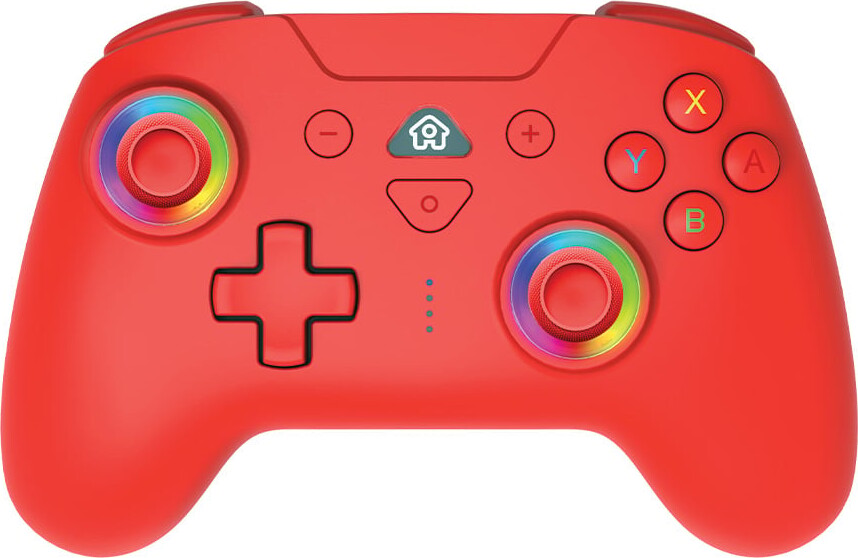 Subsonic Wireless Led Controller Red Nintendo Switch