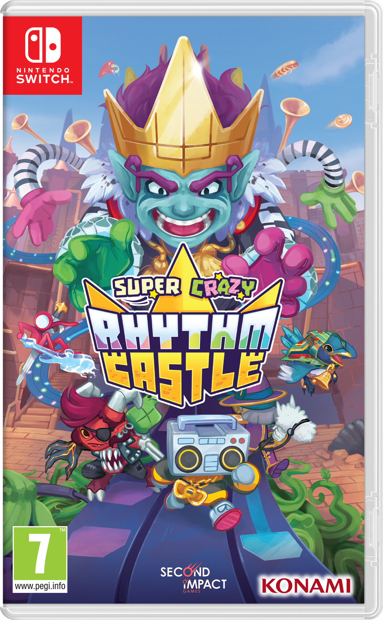 Super Crazy Rhythm Castle Kode Boks Nintendo Switch