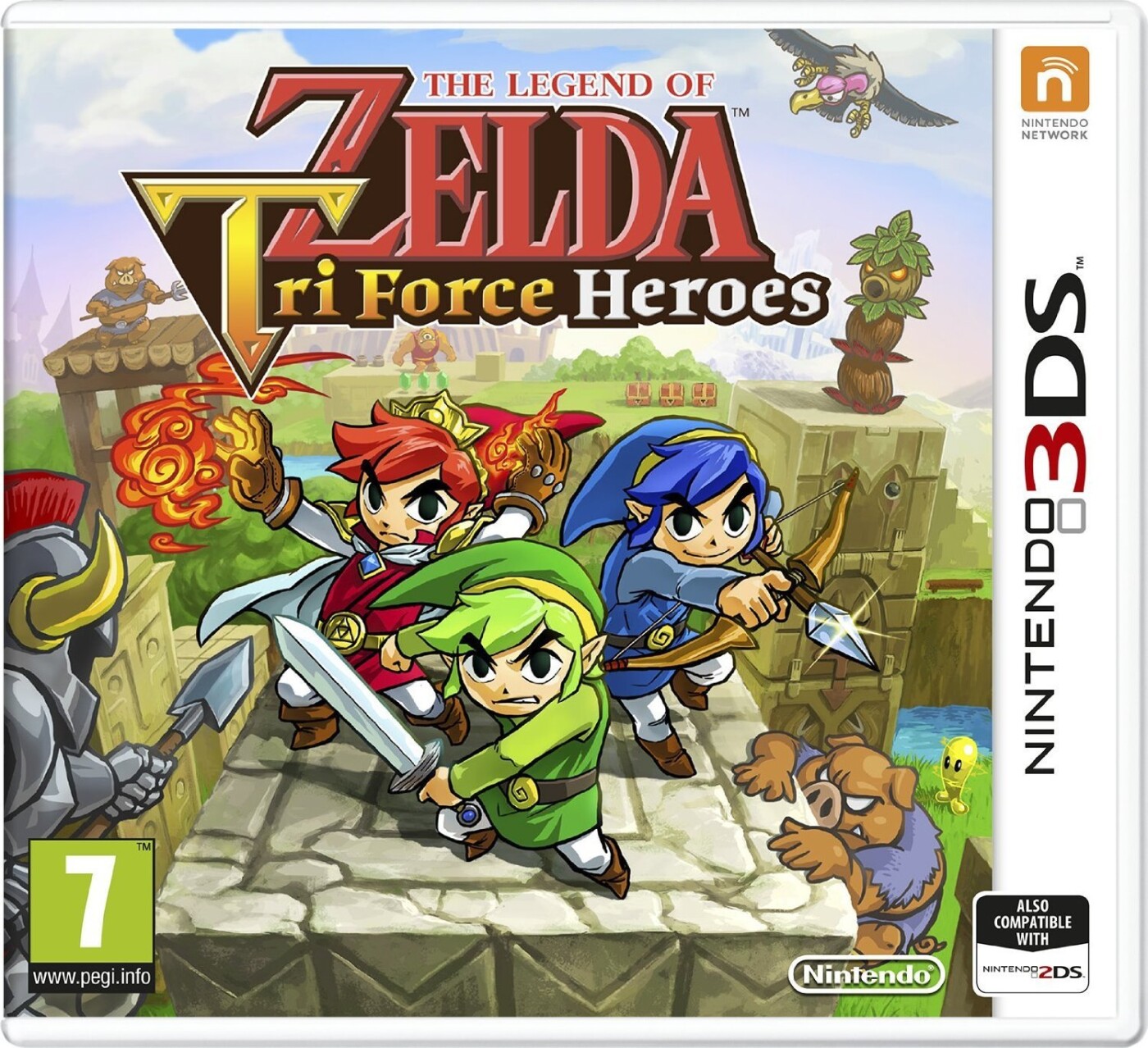 The Legend Zelda: Tri Force Heroes Nintendo 3ds