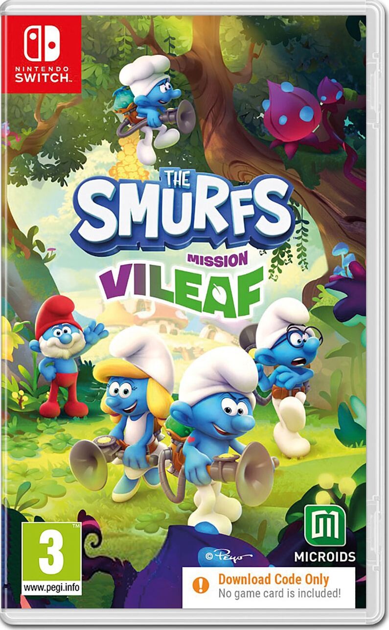 The Smurfs: Mission Vileaf Smurftastic Edition Kode Boks Nintendo Switch