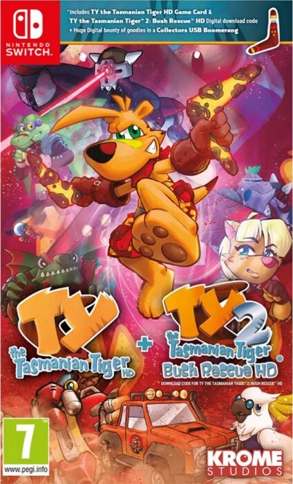 The Tasmania Tiger  The Tasmania Tiger : Bush Rescue Bundle Nintendo Switch
