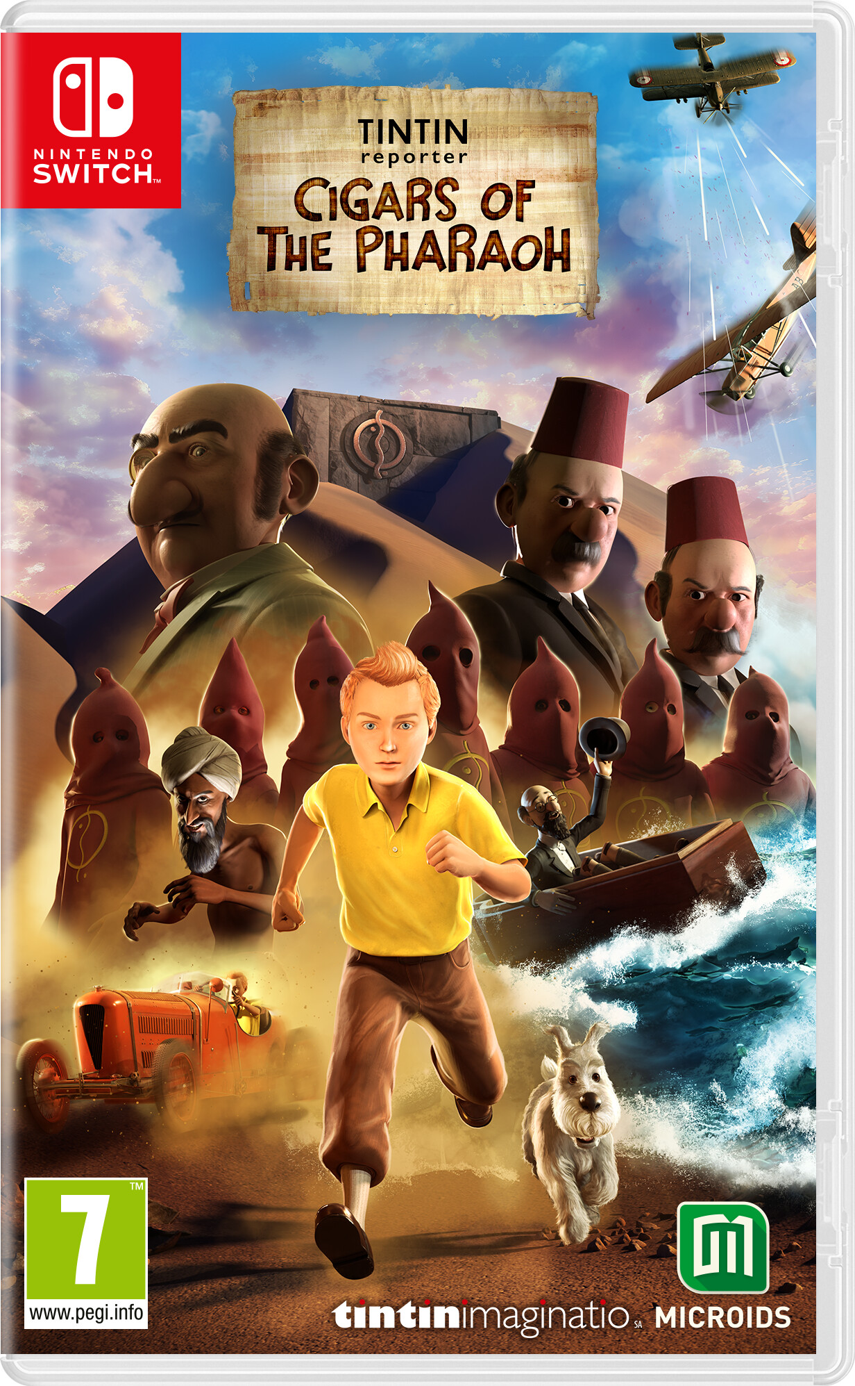 Tintin Reporter Cigars The Pharaoh Nintendo Switch