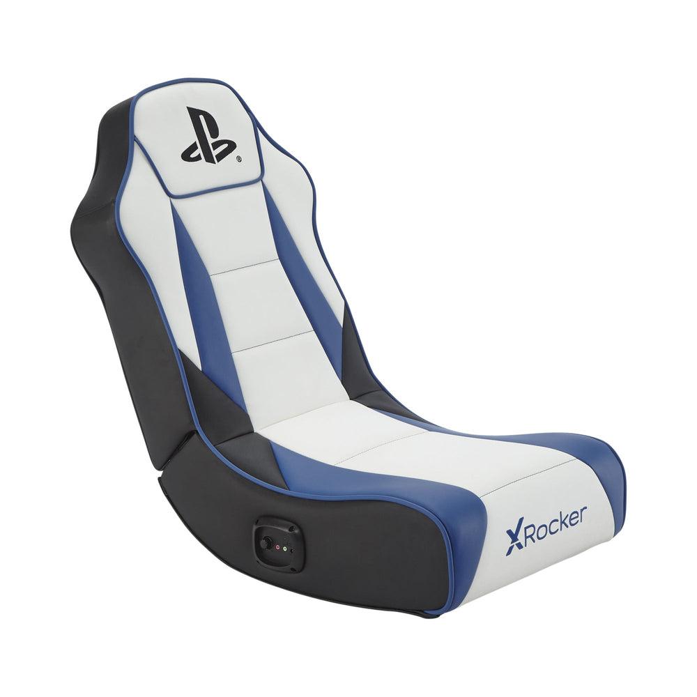 Xrocker Playstation Geist Floor Rocker White And Blue Stol Geekd
