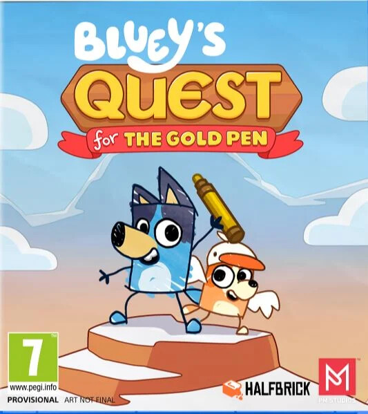 Bluey Quest For The Gold Pen Xbox Series
