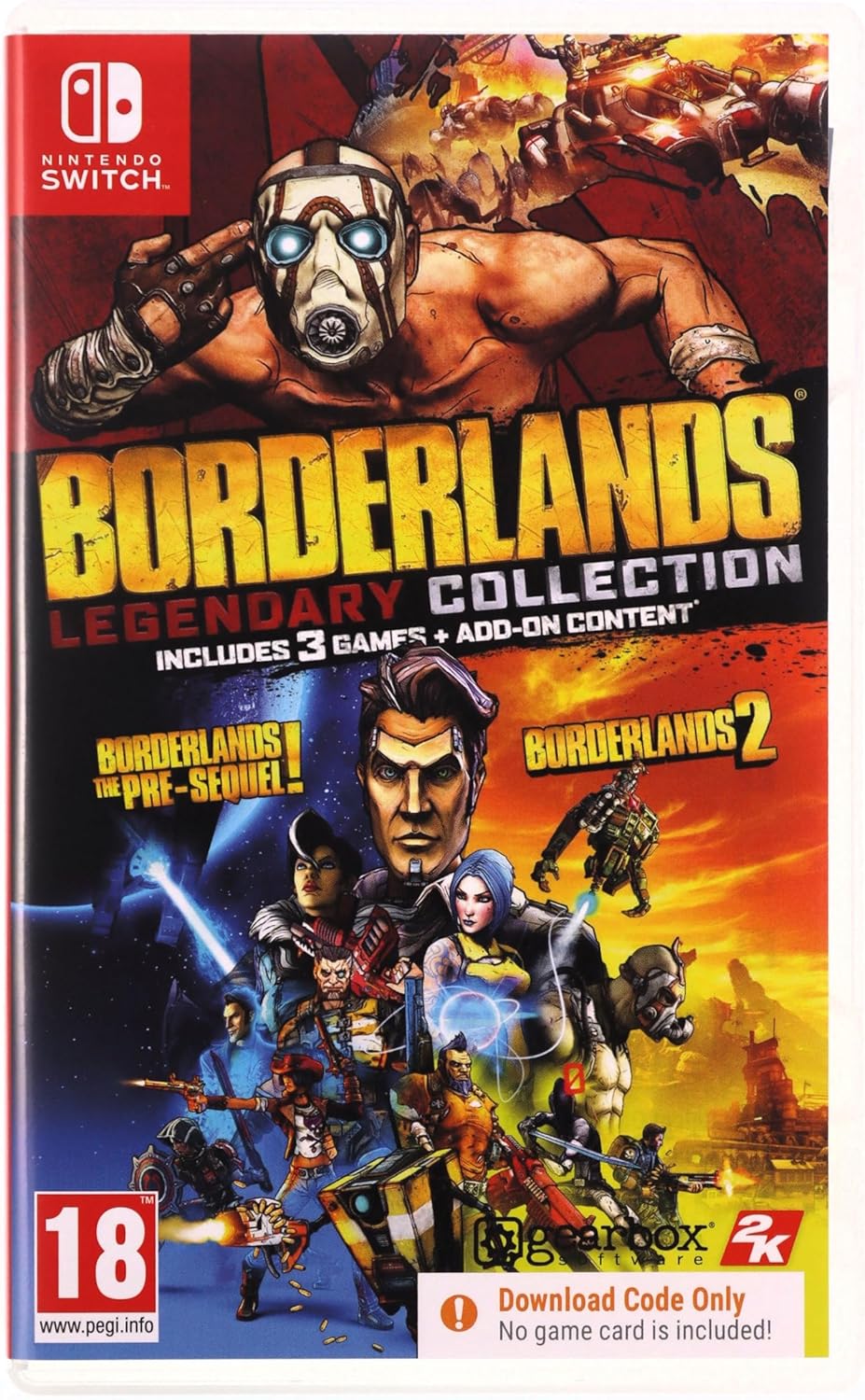 Borderlands Legendary Collection Switch Code Box Nintendo Switch Spil Geekd