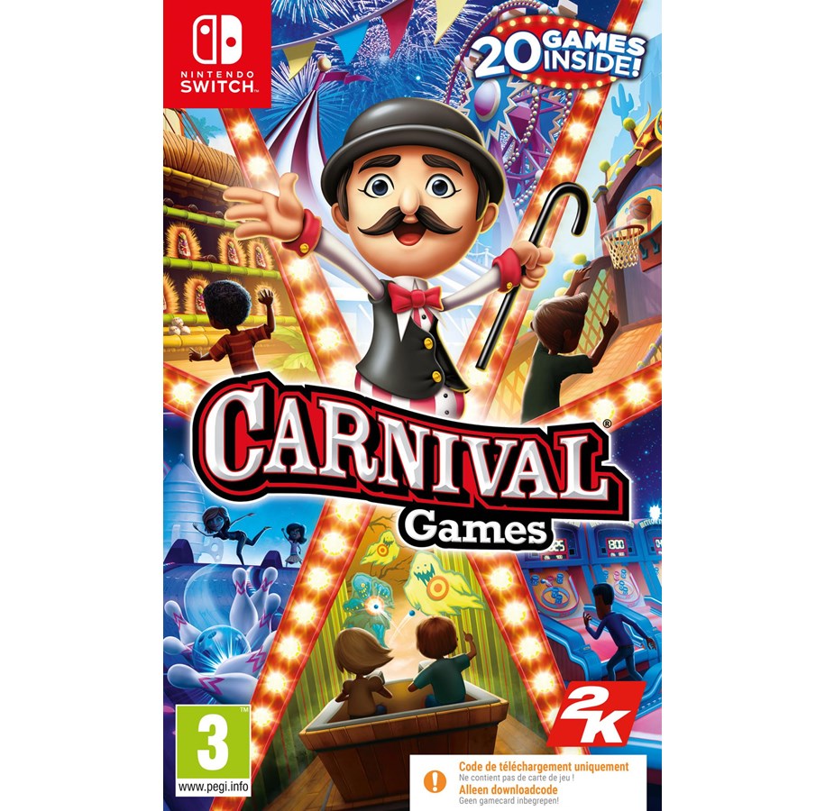 Carnival Games Code Box Nintendo Switch Nintendo Switch Spil Geekd
