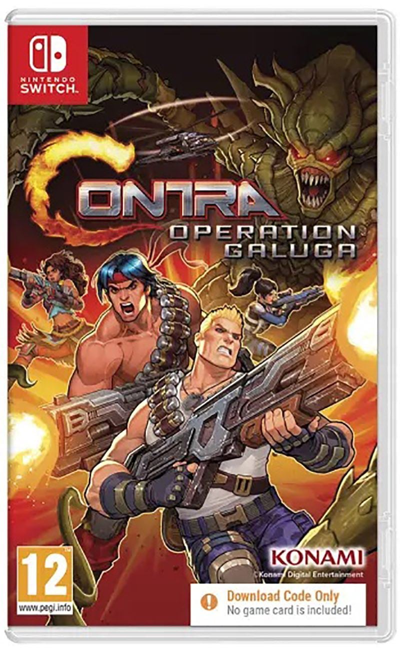 Contra Operation Galuga Switch Code Box Nintendo Switch Spil Geekd