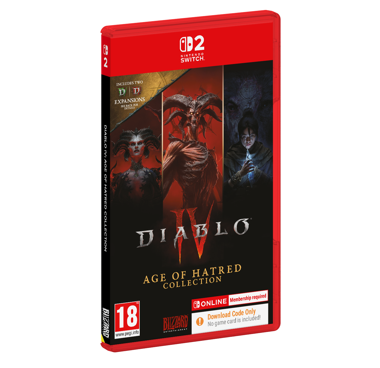 Diablo Age Hatred Collection Code Box Nintendo Switch Spil Geekd