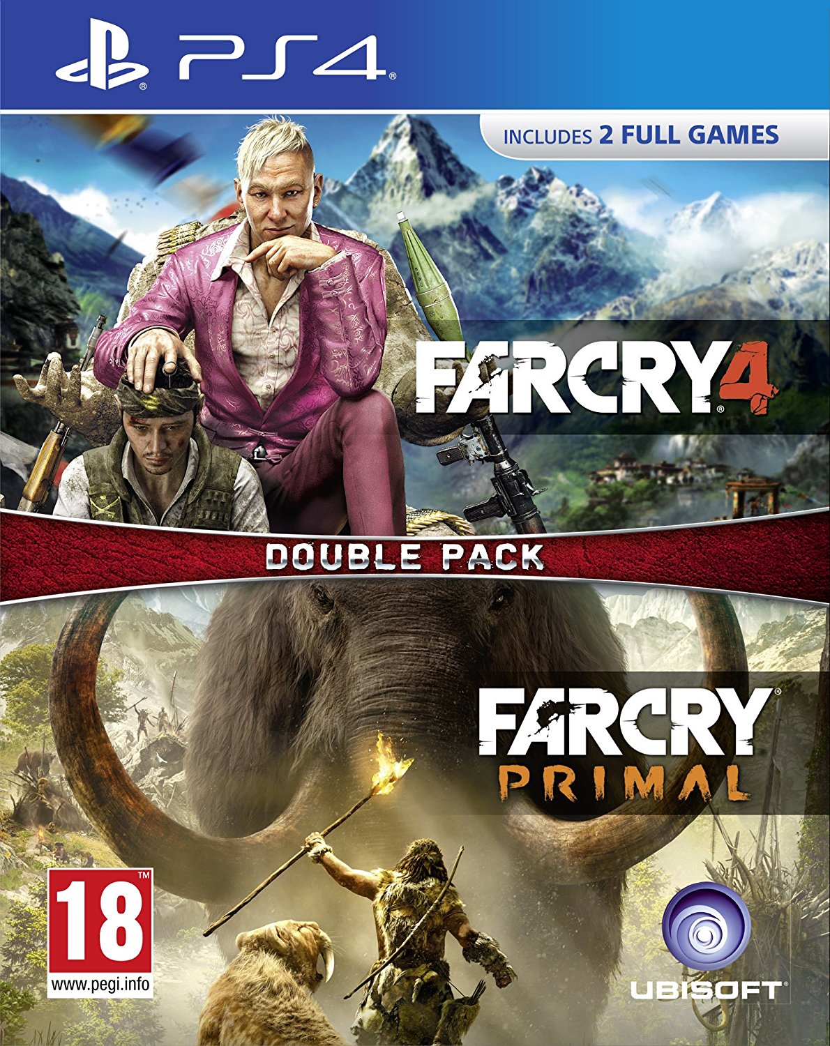 Far Cry Primal Far Cry Double Pack Playstation Ps4 Spil Geekd