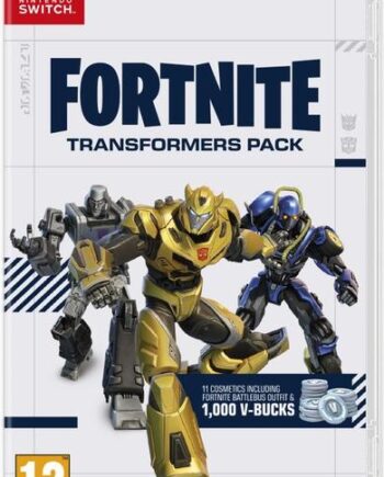 Fortnite: Transformers Pack Kode æske Nintendo Switch Digitalt Spilindhold Geekd