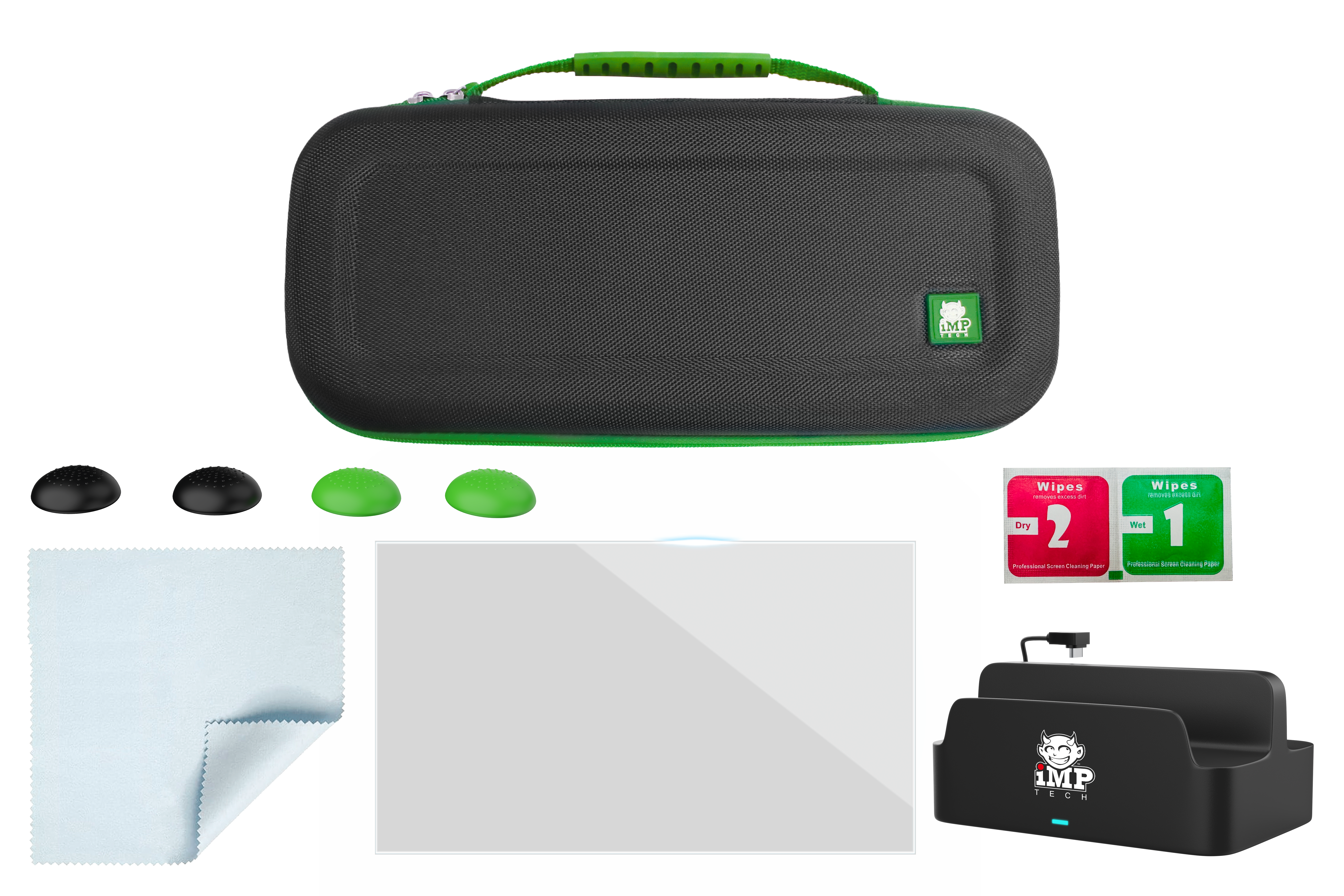 Imp Tech Protect And Charge Pack Til Rog Xbox Ally Ally Sort Konsol Tilbehør Geekd