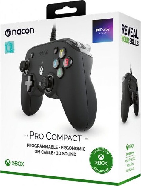 Nacon Pro Compact Controller Til Xbox Sort
