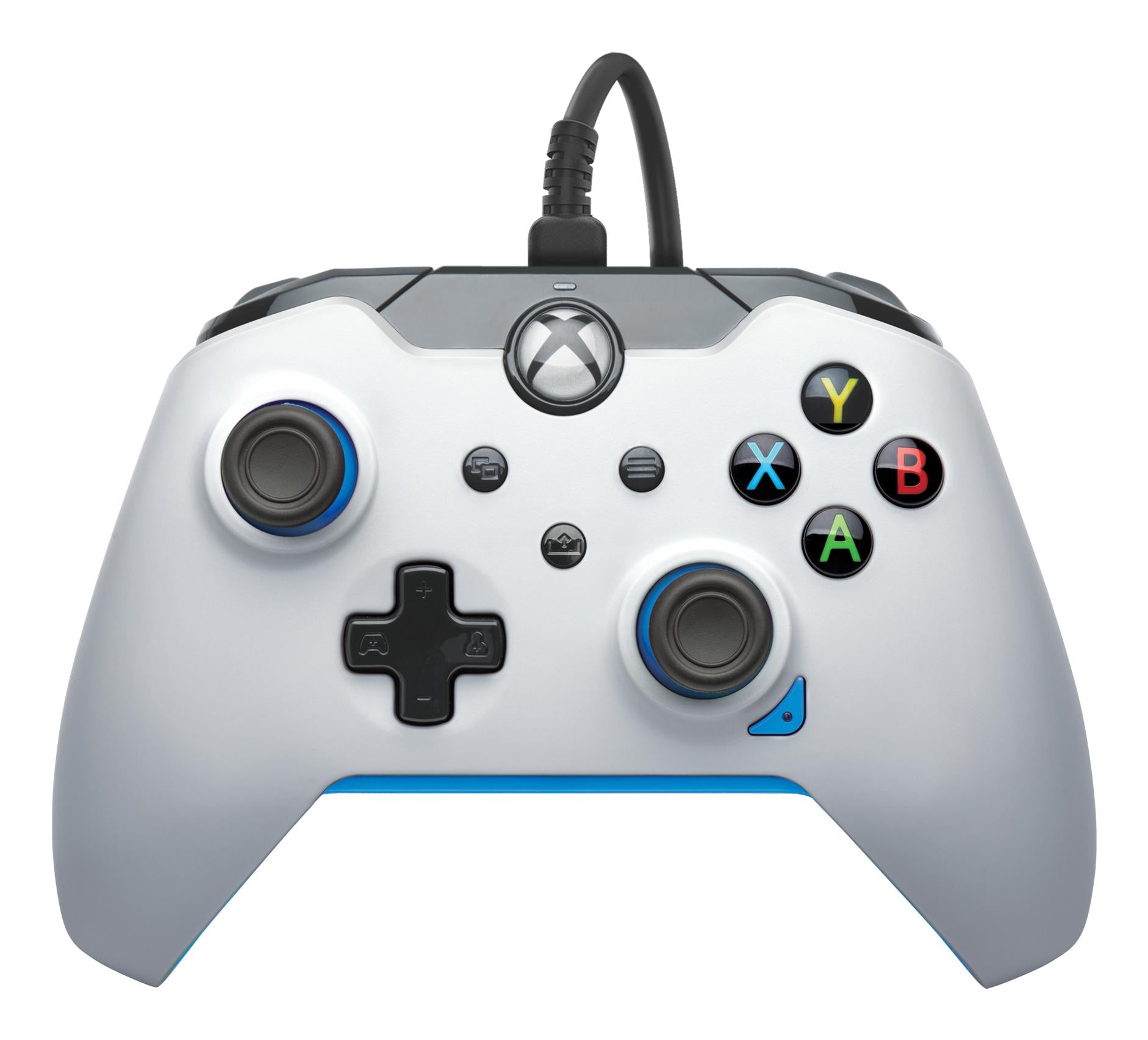 Pdp Kablet Controller Til Xbox White Ion Blue Geekd