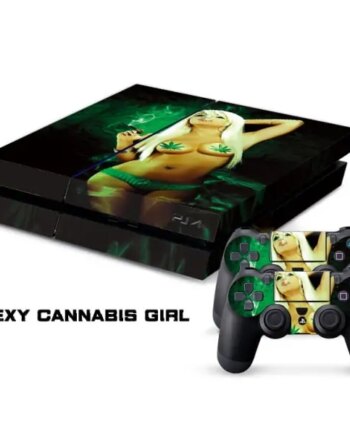 Ps4 Skin Til Konsol Controllere Sexy Cannabis Girl