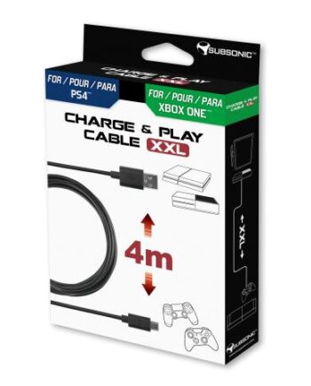 Subsonic Charge   Play Cable Usb Micro Usb Ps4 Xbox One Usb Kabel Geekd