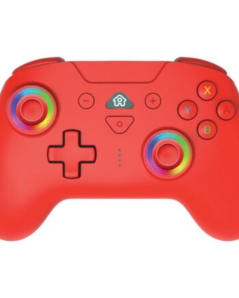 Subsonic Wireless Led Controller Red Nintendo Switch Geekd