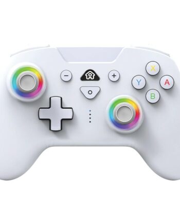 Subsonic Wireless Led Controller White Nintendo Switch Geekd
