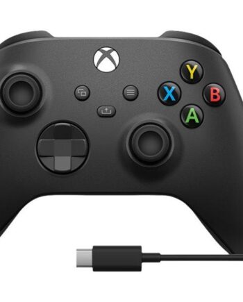 Trådløs Controller Microsoft Xbox Wireless Controller  Usb Cable Carbon Sort